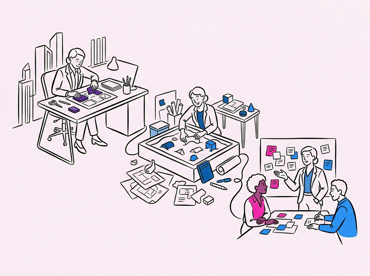 A professional learning through a small project, a safe sandbox, and a circle of peers